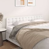  Posteljno vzglavje 2 kosa belo 90x5x78/88 cm umetno usnje, (20793131) Cene