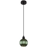 Globo 15638G - visilica na sajli zumba 1xE27/25W/230V prečnik 15 cm zelena | Eponuda.com