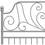  Za krevet sivi metalni 120 x 200 cm | shoptok.hr