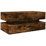  Stolić za kavu s LED svjetlima boja hrasta 90 x 50 x 40 cm | shoptok.hr