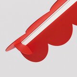 Thoro Rdeča aluminijasta LED viseča svetilka BISCUIT – | Shoptok.si