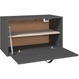  Zidni ormarić sivi 60 x 30 x 35 cm od masivne borovine | shoptok.hr
