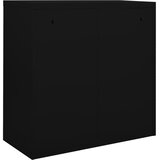 Ormarić s kliznim vratima crni 90 x 40 x 90 cm čelični | shoptok.hr