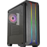 Aero Cool SKYLINEV2BK PC ATX Case Dual Front Panel LED ARGB Fan ARGB 12cm Black | shoptok.hr