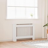 Bijeli konstruirano drvo Zaštitni Pokrov za Radijator 112 cm | shoptok.hr