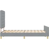 vidaXL Krevet Svjetlosiva Konstruirano drvo 140 x 190 cm Ergonomski | shoptok.hr