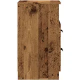 noćni ormarići 2 kom staro drvo 40x36x65 cm konstruirano drvo