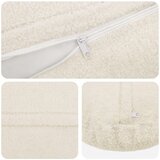  Presvlaka za jastuk 6 pcs HEERLEN Krem &amp;Oslash; 30 cm Boucl&amp;eacute; Slike