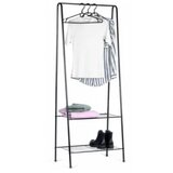 Vilde 568004 - Stalak za odecu sa 2 police 60 x 35 x 153 cm.