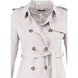 Trendyol Stone Belted Button Closure Fit Pattern Trench Coat | Shoptok.si