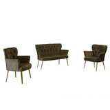 Atelier Del Sofa sofa i dve fotelje paris gold metal brown Cene