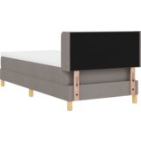  Krevet s box springom s madracem taupe 100x200 cm tkanina | shoptok.hr