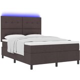  Konstrukcija postelje z vzmetnico Rjava Tkanina 140 x 190 cm, (22067232) | Shoptok.si
