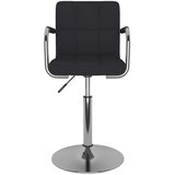  Barski stolac od tkanine crni | shoptok.hr