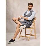 Ombre Men's elegant set suit vest + shorts | ePonuda.com
