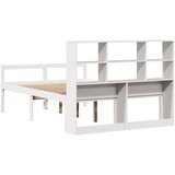  Krevet s regalom z knjige bez madraca bijeli 140x190cm borovina | shoptok.hr