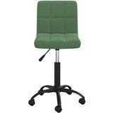 Maison Chic Vrtljiv Jedilni stoli - Vzorci stoli temno zelen žamet A1778, (22031149) | Shoptok.si