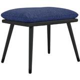 vidaXL Stolček za noge moder 45x29,5x35 cm blago in umetno usnje, (20772430) | Shoptok.si