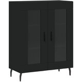 Maison Chic Komoda - Predalnik črna 69,5x34x90 cm inženirski les, (21715942) Cene