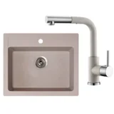 sudoper xQuadro 60 sa slavinom xGranit