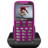 Evolveo Easyphone XR telefon na tipke za starejše - roza | Shoptok.si