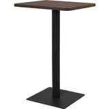 The Living Store Bistro miza temno pepelnata 78,5x78,5x107 cm - Barska Mizica, (21837061) | Shoptok.si