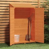  Vrtno spremište smeđe 102 x 52 x 174,5 cm od masivne jelovine | shoptok.hr