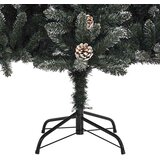 vidaXL Umjetno božićno drvce s stalakom Zelena 114 x 114 x 210 cm | shoptok.hr