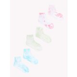 Yoclub Kids's Girls' Ankle Cotton Socks Tie Dye 3-Pack SKS-0091U-0000 Cene