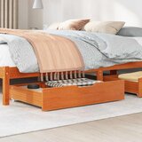  Ladice ispod kreveta 2 kom voštano smeđe 80x55x17cm od borovine | shoptok.hr