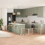 vidaXL Vrata za pse s vratašcima 12 panela sklopiva 960 cm drvo topole | shoptok.hr