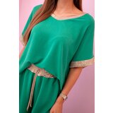 Kesi Włoski Viscose set with golden trim green | shoptok.hr
