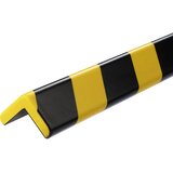 Durable Profil za zaščito vogalov, magnetni, tip C35, profil 1 m, ŠxV 45 x 45 mm, črne / rumene barve | Shoptok.si