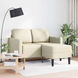 SOFA 2-sjed s ležaljkom u obliku slova L krem umjetna koža | shoptok.hr