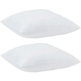  Jastuk s jastukom 2 pcs Bijelo 41 x 40 x 20 cm Poliester | shoptok.hr