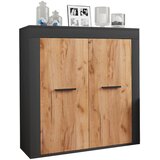MID.YOU KOMODA, antracit, medeni hrast | Shoptok.si