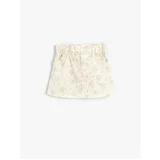 Koton Floral Patterned Skirt Cotton