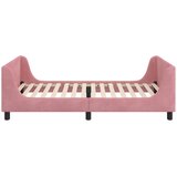  za djecu s uzglavljem Ružičasta 90 x 190 cm Baršun | shoptok.hr