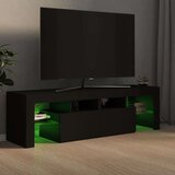 vidaXL TV ormarić s LED svjetlima crni 140x36,5x40 cm | shoptok.hr