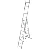 Krause Corda Višenamjenske ljestve na izvlačenje (Radna visina: 6,2 m, Prečke 3 x 9, Aluminij) | shoptok.hr