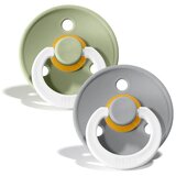 Bibs Colour dude (okrugle) - Sage GLOW/Cloud GLOW (vel.2) Cijene