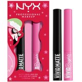 NYX Professional Makeup Fa La La L.A. Land Vivid Matte Liquid Liner Duo tuš za oči tekuće | shoptok.hr