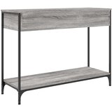  Konzolni stol siva boja hrasta 100x34 5x75 cm konstruirano drvo | shoptok.hr