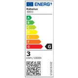 Rabalux trento, spoljna zidna lampa led 3W bela | ePonuda.com