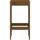 vidaXL Barski stolček 2 kosa medeno rjava 40x36x75 cm trdna borovina | Shoptok.si