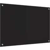  Kuhinjski zid Crna 90 x 60 cm Staklo otporno na udarce | shoptok.hr