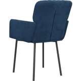  Jedilni stoli 2 kosa moder žamet | Shoptok.si