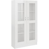  Vitrina bijela visokog sjaja 82,5x30,5x150 cm konstruirano drvo | Eponuda.ba