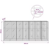  Gabion s žicom debljine 3 5 mm i mrežom 5x10 cm 350x20x150 cm - 20 cm 150 cm 350 cm | shoptok.hr