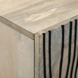 vidaXL Centri za zabavu i stalci za TV s policom s pohranom s vratima Bijela i crna | shoptok.hr